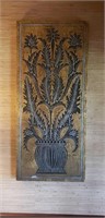 Gold and silver carved picture 40 x 18"