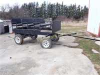 Horse Drawn Wagon with 3 Bench Seats