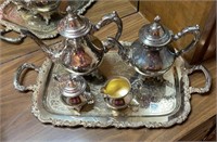 W M Rogers Tea / Coffee Service with Tray