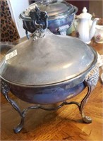 Silverplate chafing dish