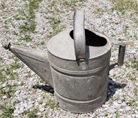 Galvanized watering can