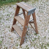 Wood 2 step Stool