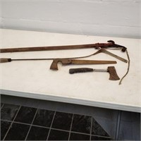 Hatchet, limb saw, weed cutter & limb trimmer
