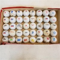 40 logo golf balls
