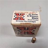50 - 32 S & W Blank Black Powder Cartridges