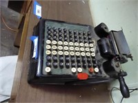 Vintage adding machine