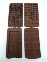 New 4 pack tashells silicone chocolate mold