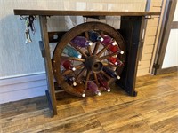 Spanish Wagon Wheel Bar Purchased in Spain