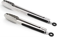 Allwin Houseware 304 Stainless Steel Tongs, 2pc