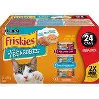 New Friskies Tasty Treasures Variety Pack, 24 pk
