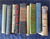 9 VINTAGE FIRST EDITION BOOKS