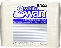 White swan dinner napkins