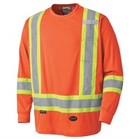 PIONEER Birdseye Long-Sleeved Safety Shirt, M