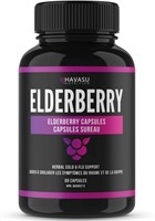 Havasu Nutrition Elderberry Capsules 1600 mg