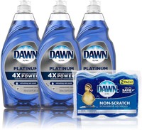 Dawn Platinum Liquid Dish soap 709 ml 3 pack