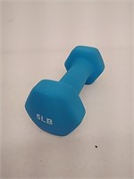 New single blue 5 lb weight