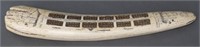 Nautical Maritime Carved Cribbage Board