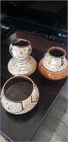 Southwestern decor pots