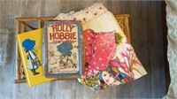 Holly Hobbie blanket, book and sew ons