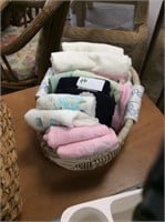 Basket of fingertip towels
