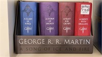 George R. R Martin book set.