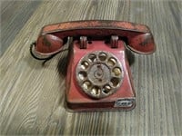 Vintage Metal Child's Toy Telephone
