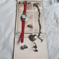 Brighton Watch, Earrings, and Bracelet