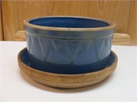 Blue Bowl and Plate Base -IDEAL