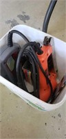 Electric staplers lot plus edger blades