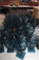 13 Blue Goblets