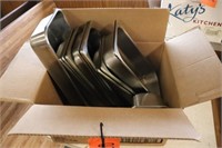 12 - Stainless Steel Drop Pans