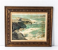 Original Ralph Hillbom Framed Seascape