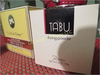 Tabu & Nina Ricci dusting powders