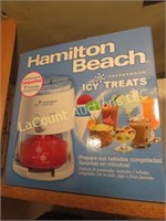 Hamilton Beach icy treat maker new in box