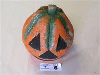 Jack-O-Lantern Made from Coconut