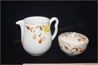 Jewel Tea Pitcher & Covered Dish