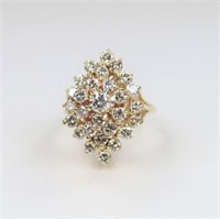 Glamorous Fine Quality Diamond Cocktail Ring