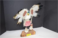 Navajo Kachina Doll Eagle Signed