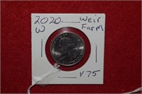 2020-W Weir Farm Quarter w/ V75 Mark