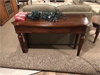 Mahogany Sofa Table w/ Drawer