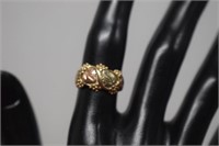 10K Black Hills Gold Design Ring w/ Box  Size 6