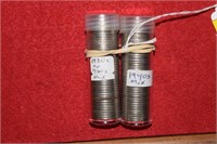 Two Tubes of Jefferson Nickels 1930s to 1960s Mix