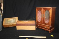 3 Jewelry Boxes