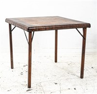 Samson Dark Wood Folding Table