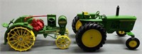 2 - Diecast John Deere Tractors