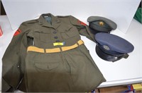 Army Dress Uniform & Army & Air Force Hats