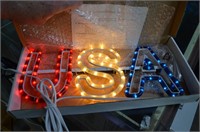 Light Up USA Sign