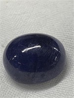 23.78ct Cabochon Sapphire Gemstone in Gem Jar