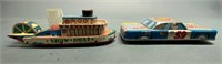 2 - Tin Litho Friction Toys