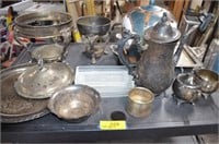 Silverplate Dinner Ware, Crystal Plates & Large